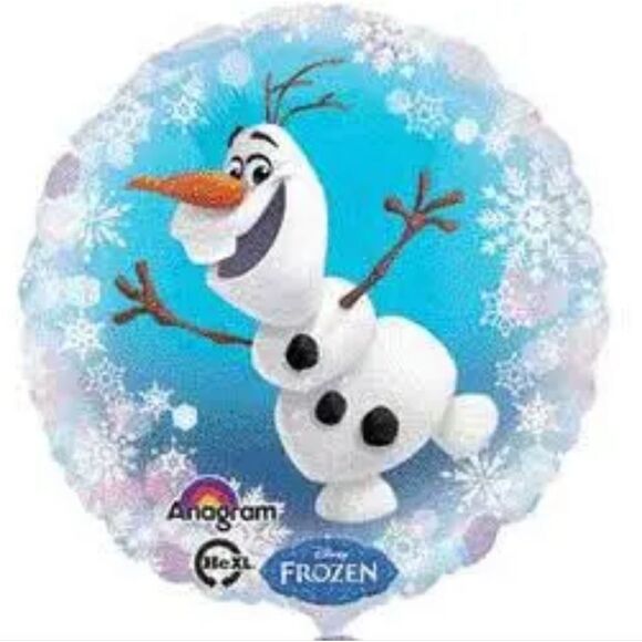 Disney "Olaf" Round Standard Size Balloon. - Picture 1 of 1